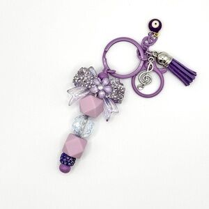 Purple Kids Keychain Accessory